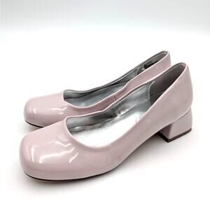 Steve Madden Jenna Block Heel Pump Round Toe Girls Blush Size US3M EU34